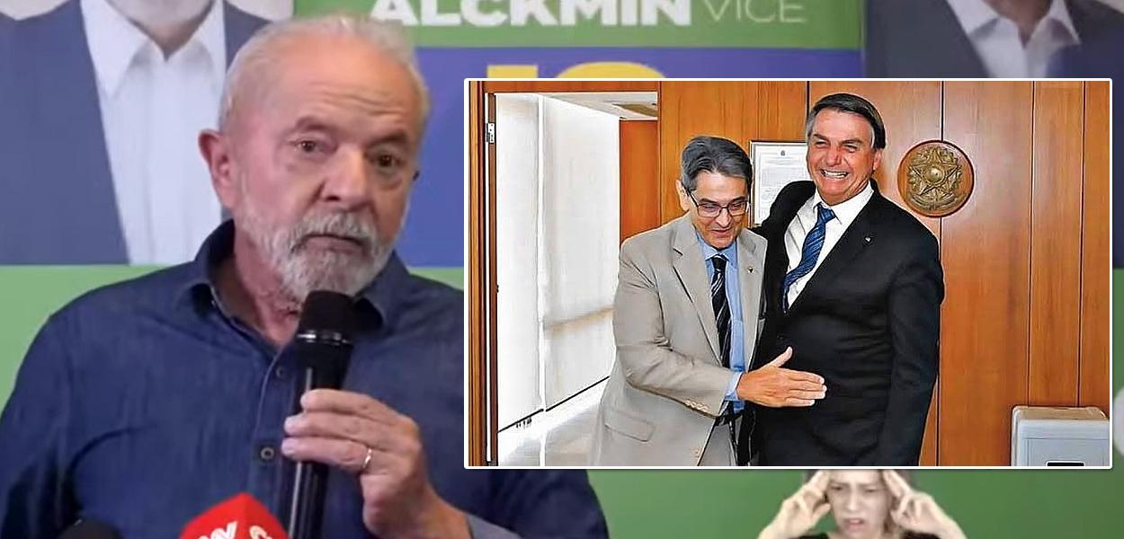 Lula, Jair Bolsonaro com Roberto Jefferson