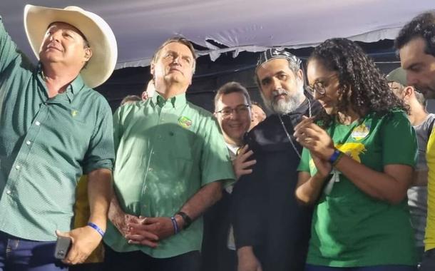 Bolsonaro e Padre Kelmon em SP