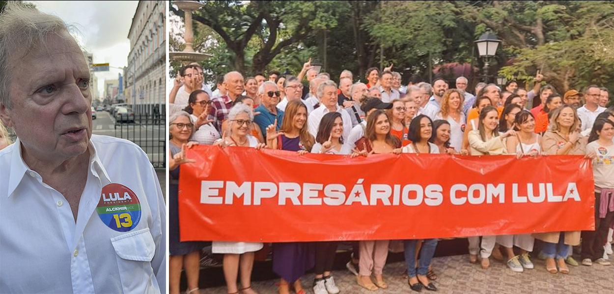 Tasso Jereissatti e empresários que apoiam Lula (Foto: Reprodução/Twitter) Tasso Jereissatti e empresários que apoiam Lula
