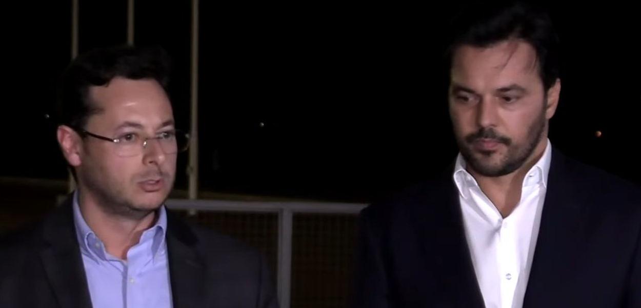 Fábio Wajngarten e Fábio Faria