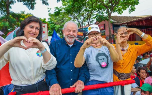 Simone Tebet, Lula, Janja e Marina Silva