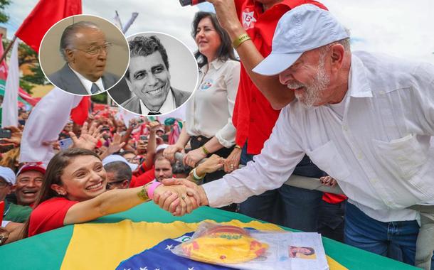 Mario Amato (círculo, à esq.), Antônio Ermírio de Moraes (círculo, no meio) e Luiz Inácio Lula da Silva