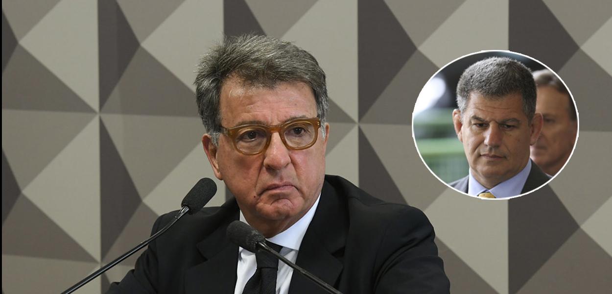 Paulo Marinho e Gustavo Bebianno (círculo)