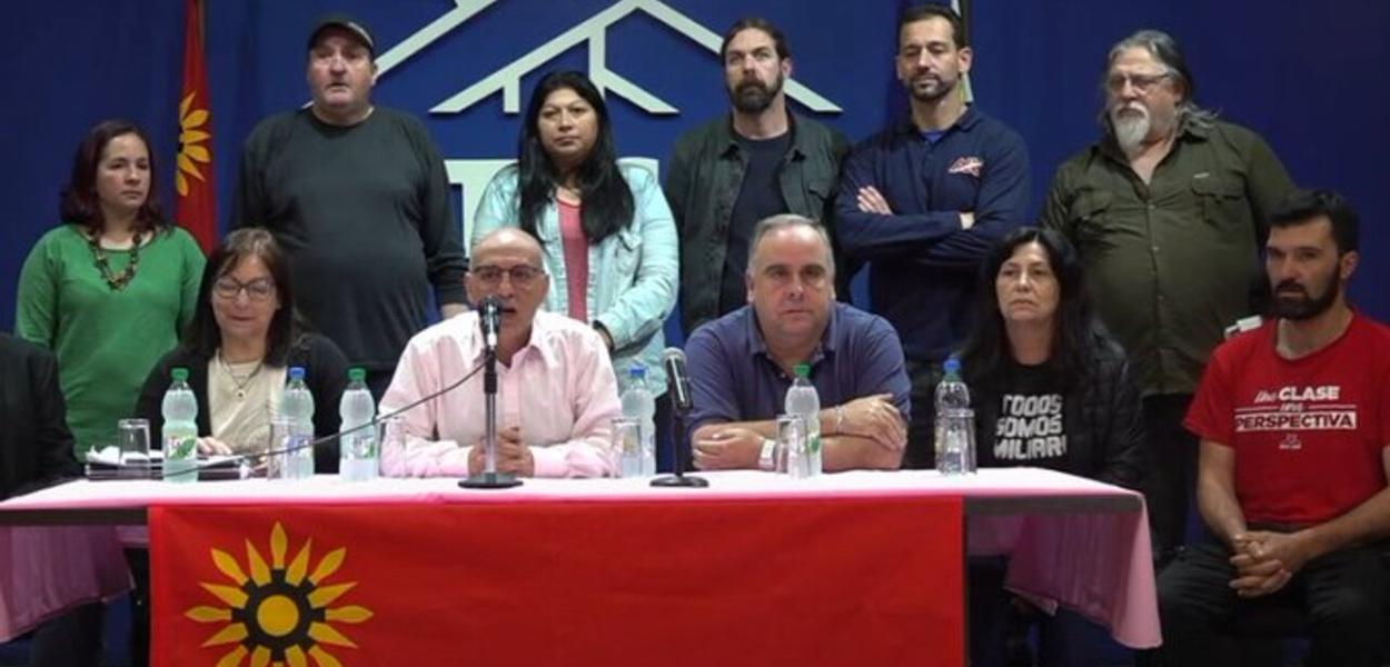 Dieção da central sindical uruguaia PIT-CNT