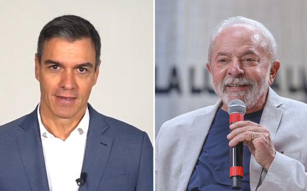 Pedro Sánchez e Lula