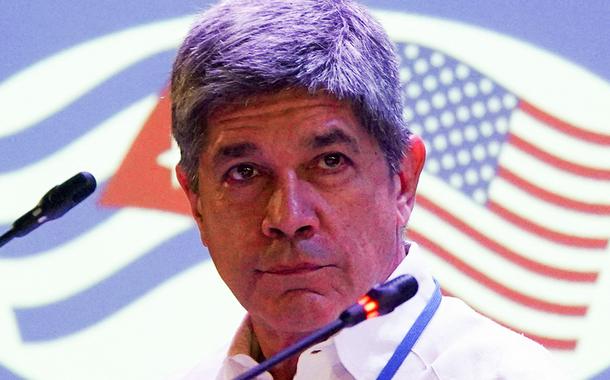O vice-ministro de Relações Exteriores de Cuba, Carlos Fernández de Cossio
