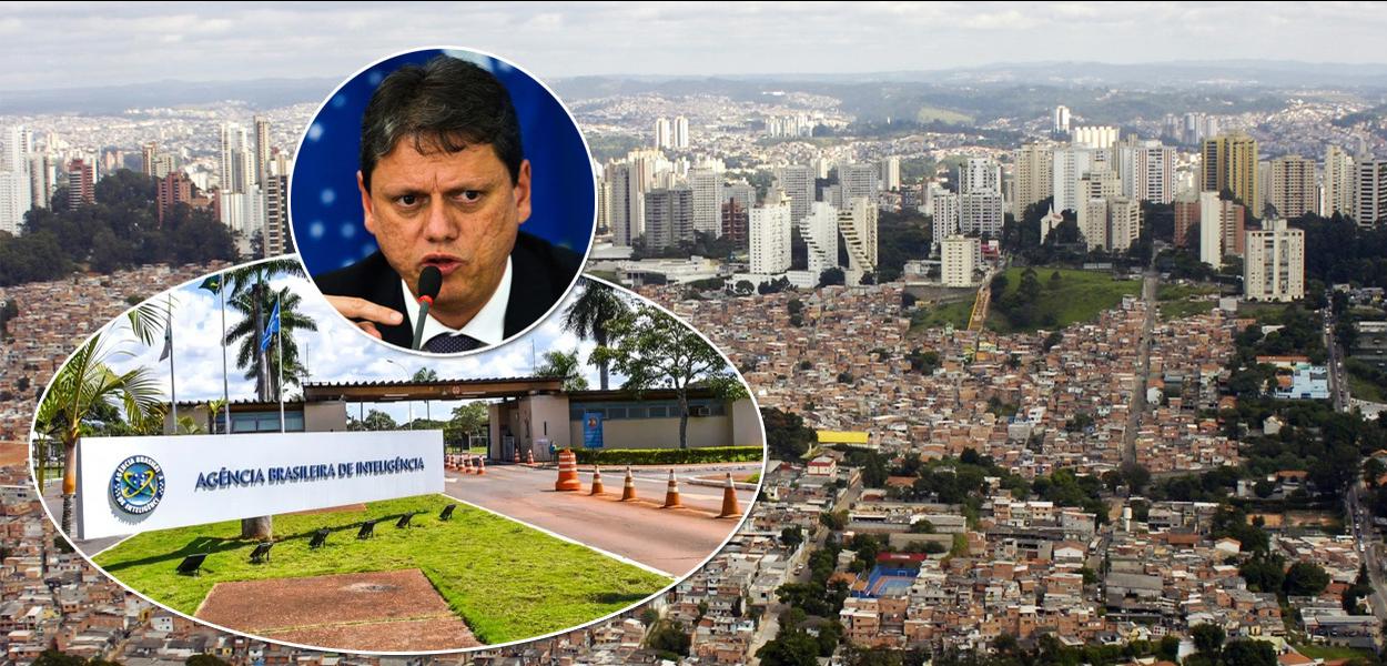 Abin, Paraisópolis e Tarcísio de Freitas (Republicanos), candidato ao governo de São Paulo