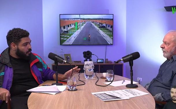 Ator Paulo Vieira e Luiz Inácio Lula da Silva