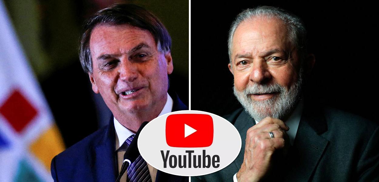 Jair Bolsonaro (à esq.) e Luiz Inácio Lula da Silva