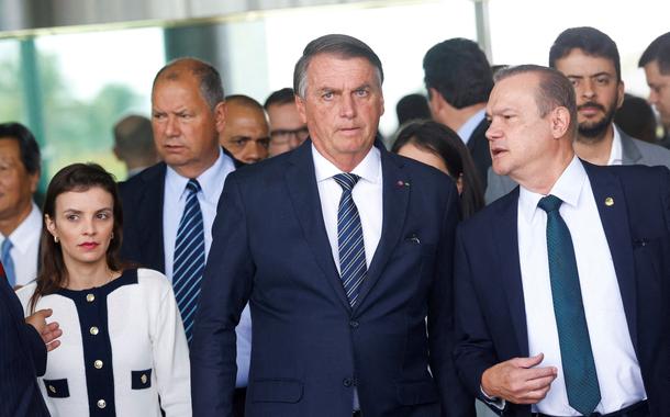 Presidente e candidato à reeleição Jair Bolsonaro no Palácio da Alvorada - 05/10/2022