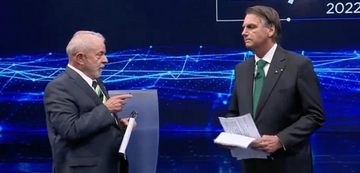 Lula e Jair Bolsonaro