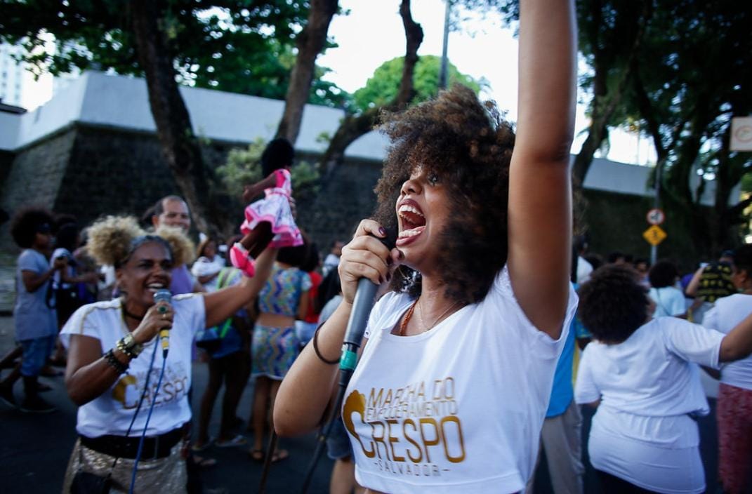 Naira Gomes, cofundadora da Marcha do Empoderamento Crespo (Foto: Wendell Wagner) Naira Gomes, cofundadora da Marcha do Empoderamento Crespo
