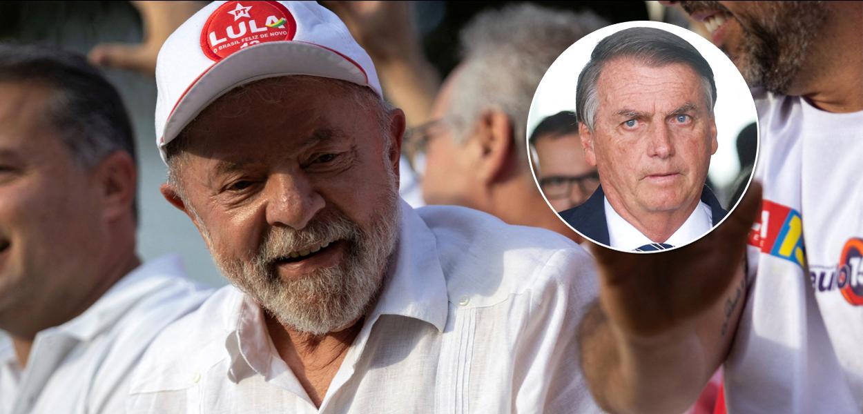 Luiz Inácio Lula da Silva e Jair Bolsonaro