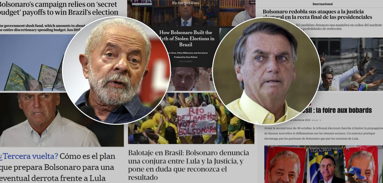 Lula e Jair Bolsonaro