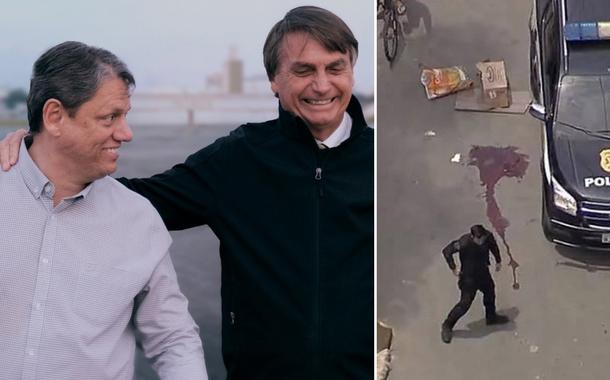 Tarcísio de Freitas e Jair Bolsonaro