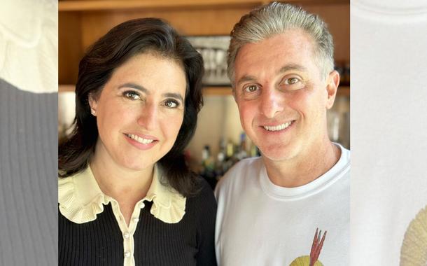 Simone Tebet e Luciano Huck