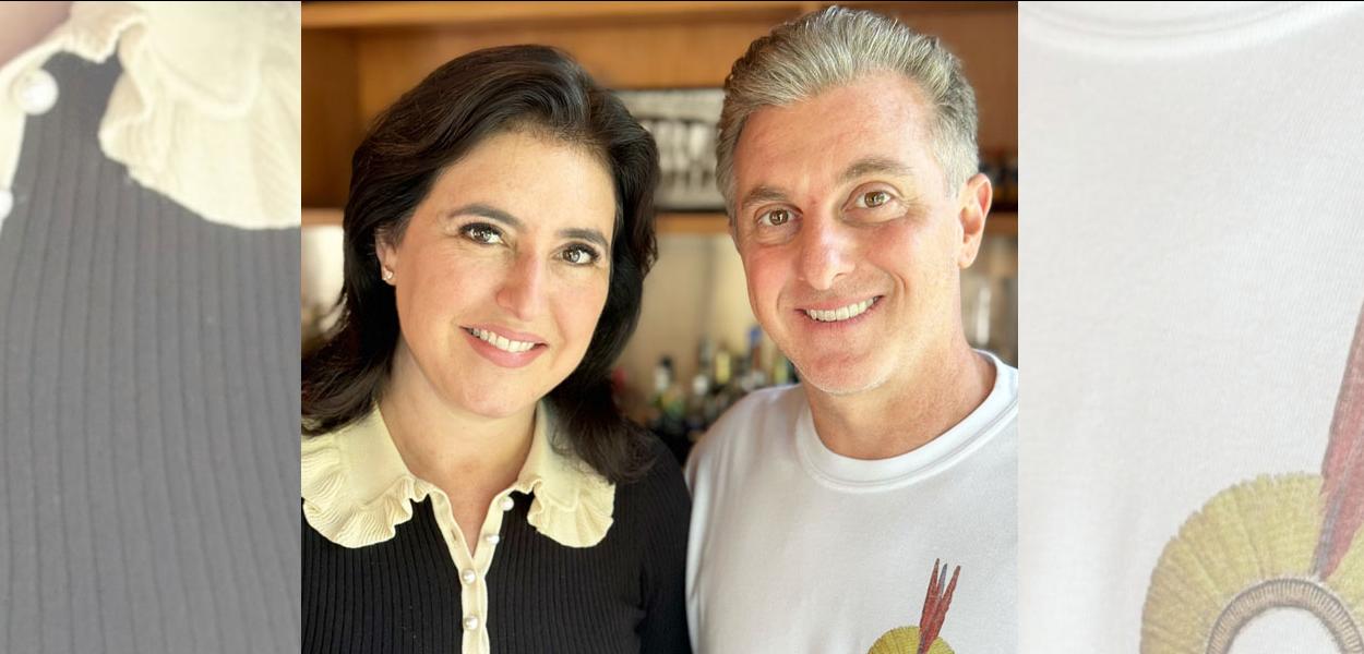 Simone Tebet e Luciano Huck