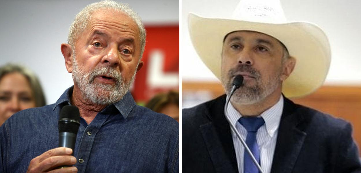 Luiz Inácio Lula da Silva (à esq.) e Amauri Ribeiro