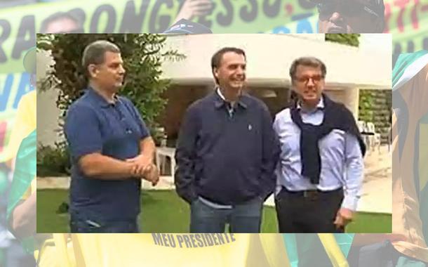 Gustavo Bebianno, Jair Bolsonaro e Paulo Marinho