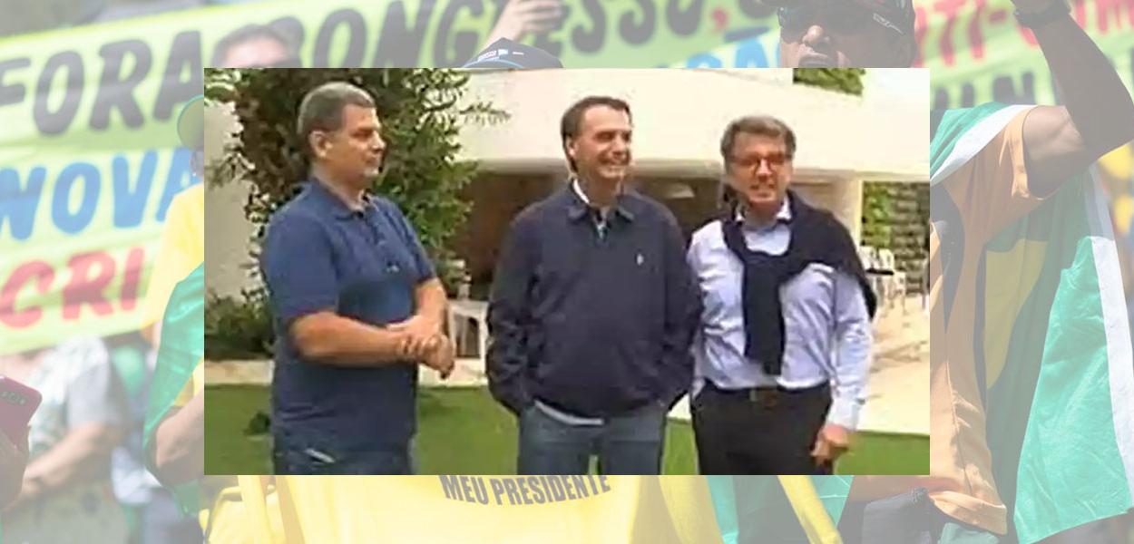 Gustavo Bebianno, Jair Bolsonaro e Paulo Marinho