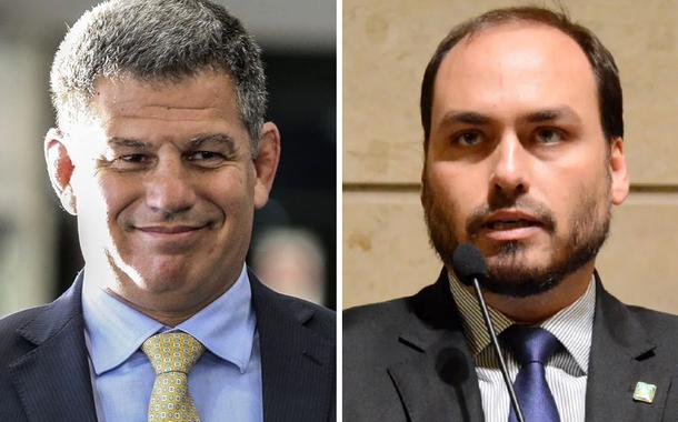 Gustavo Bebianno e Carlos Bolsonaro