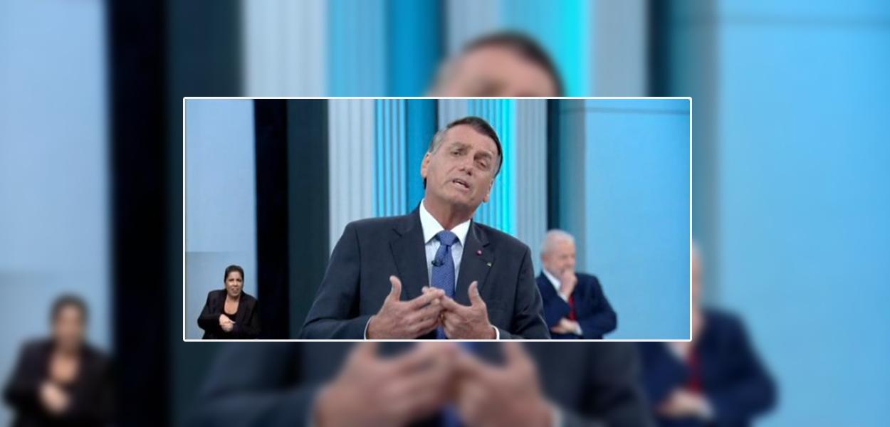 Jair Bolsonaro em debate na Globo