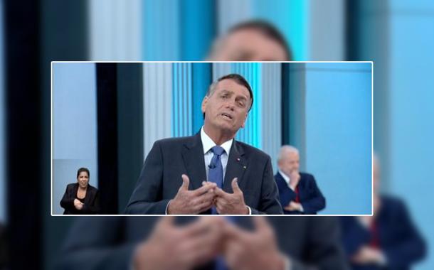 Jair Bolsonaro em debate na Globo