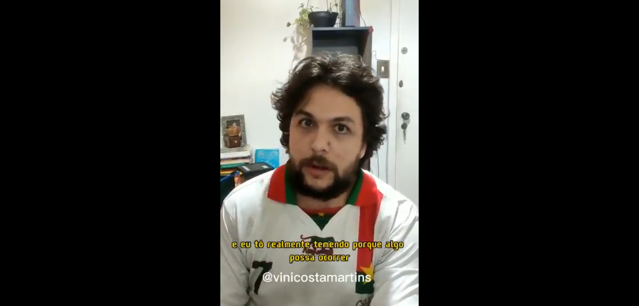 Vinícius Costa Martins, autor dos vídeos de Carla Zambelli ameaçando homem negro