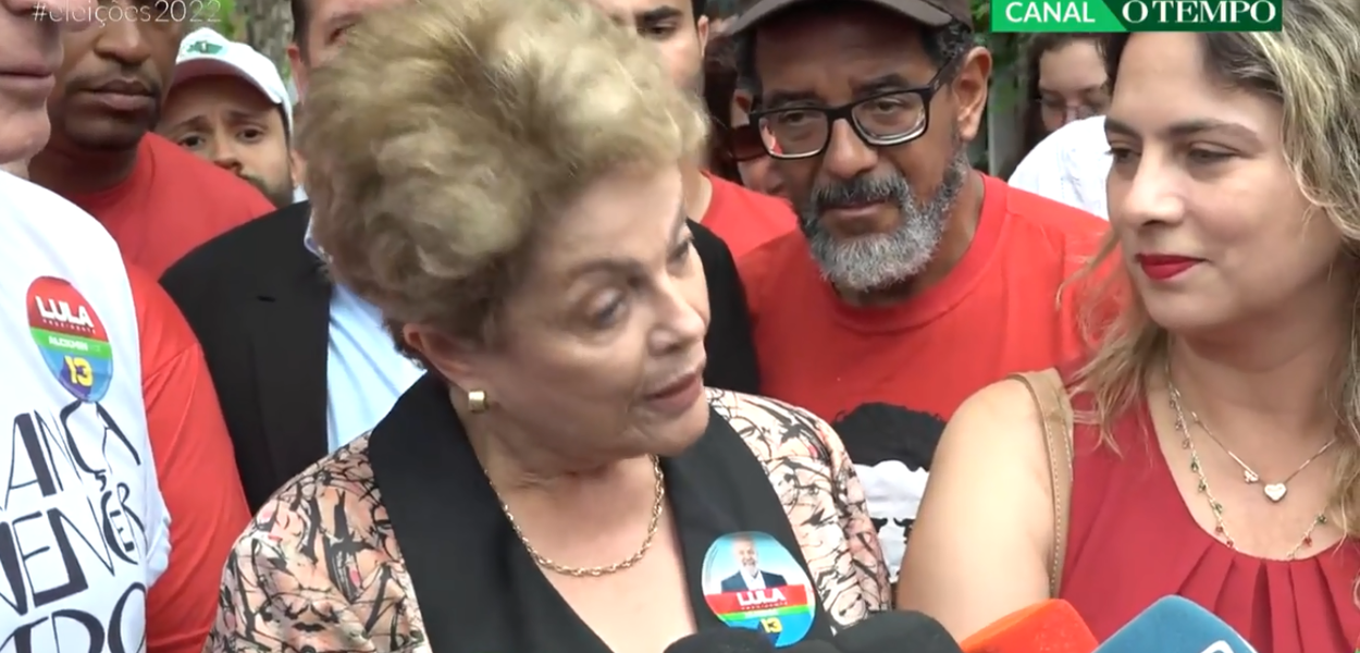 Dilma discursa após votar em Belo Horizonte