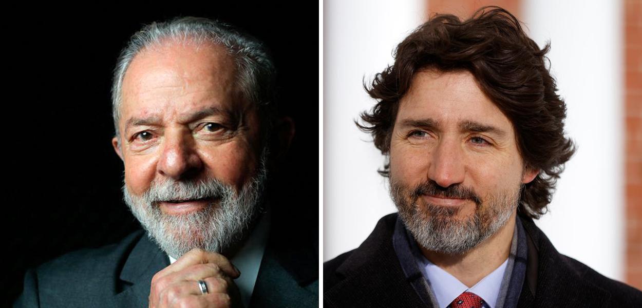Lula e Justin Trudeau