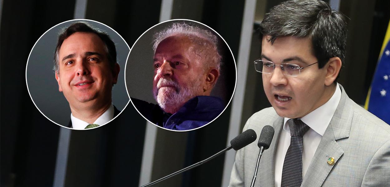 Rodrigo Pacheco, Lula e Randolfe Rodrigues