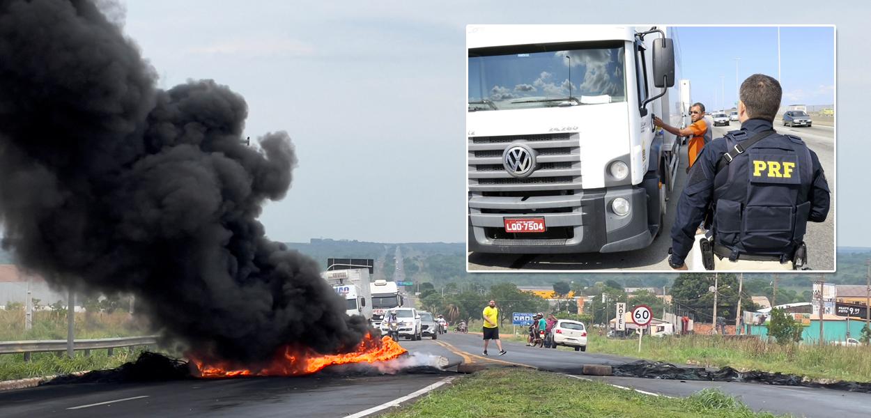 Rodovias bloqueadas por bolsonaristas revoltados