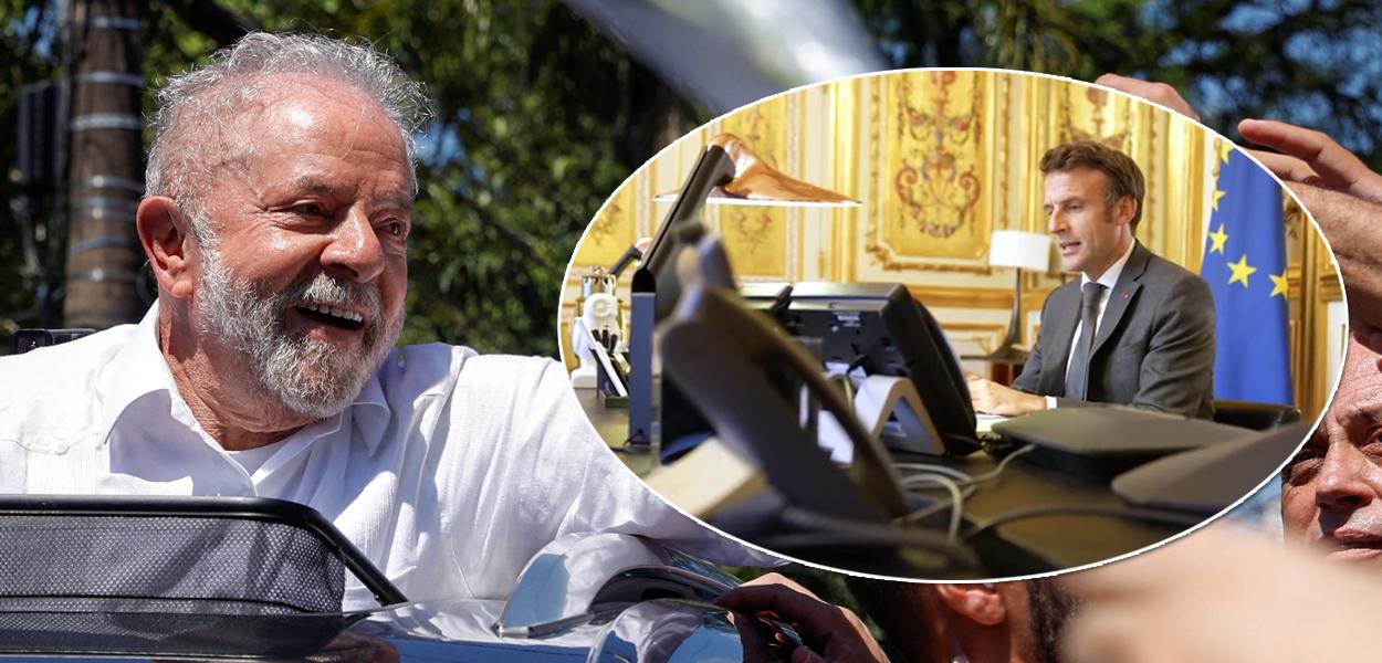 Lula e Emmanuel Macron