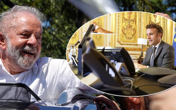 Lula e Emmanuel Macron