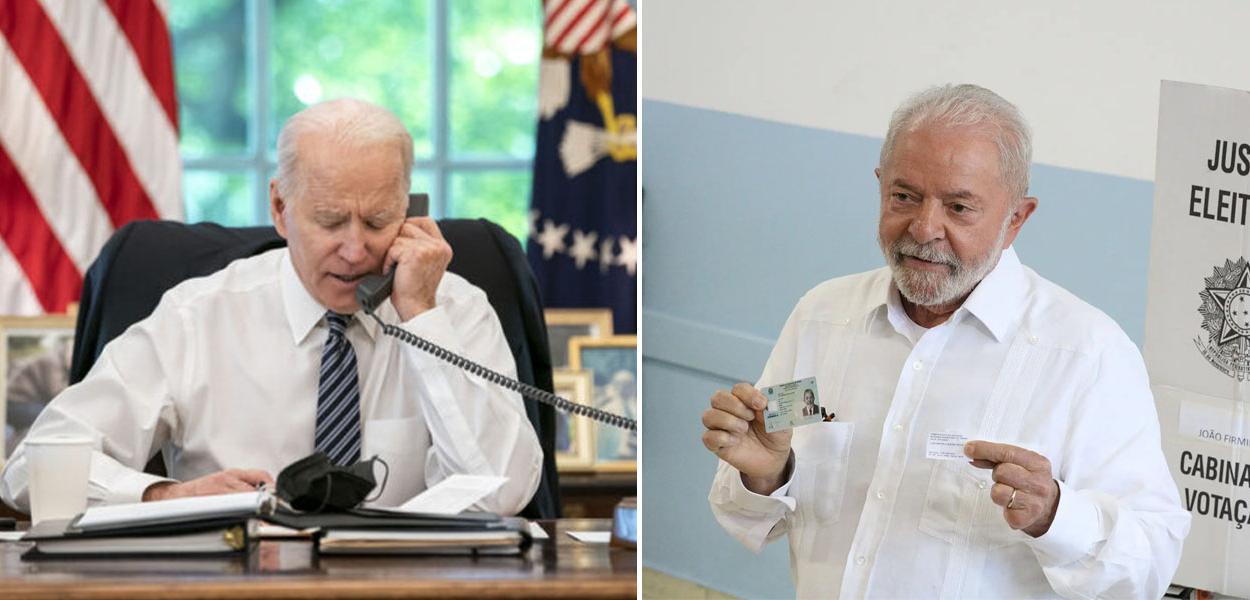 Joe Biden e Luiz Inácio Lula da Silva