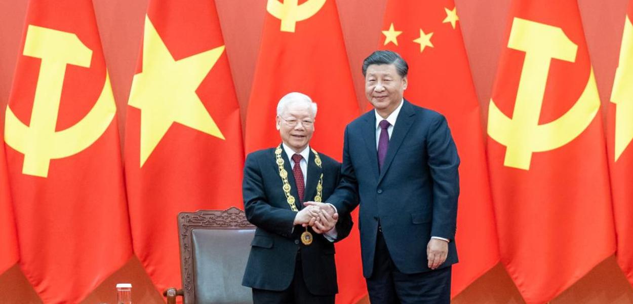 Xi Jinping e Nguyen Phu Trong