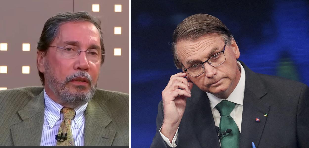 Merval Pereira e Bolsonaro