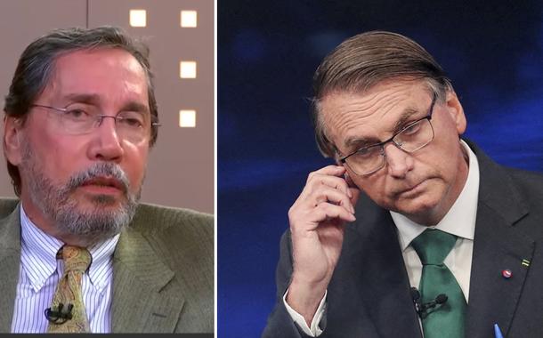 Merval Pereira e Bolsonaro