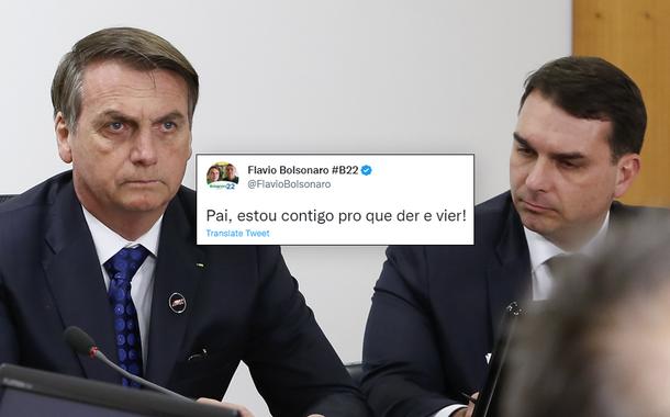 Jair e Flávio Bolsonaro
