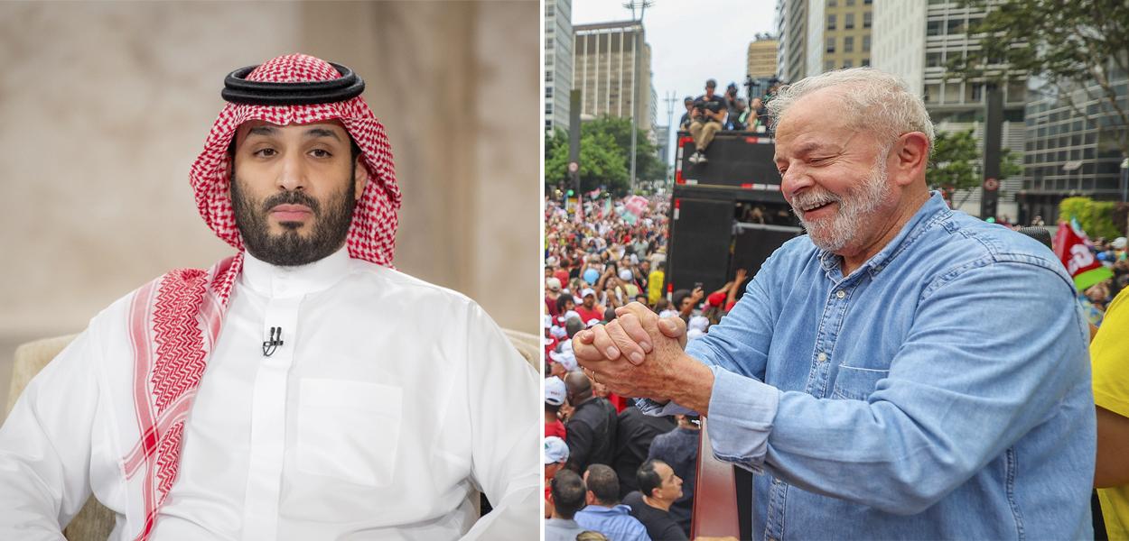 Mohammed Bin Salman e Lula
