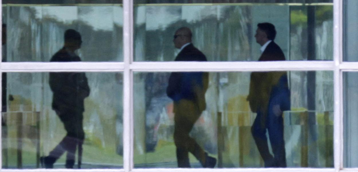 Presidente Jair Bolsonaro dentro do Palácio da Alvorada 31/10/2022