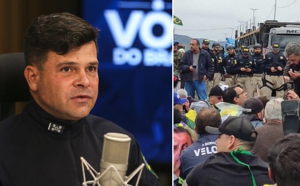 Silvinei Vasques e bloqueio de caminhoneiros em rodovia