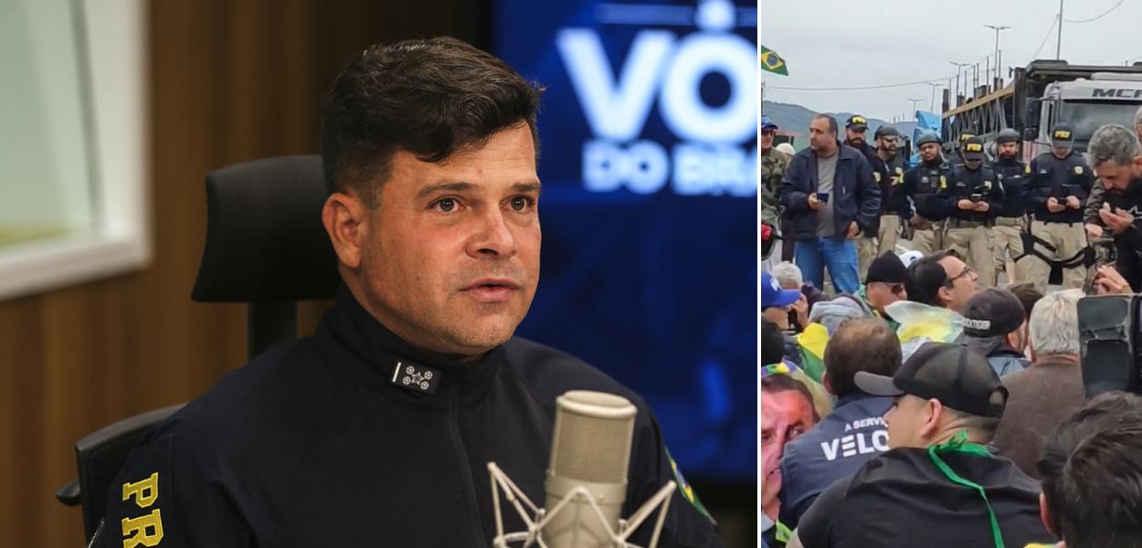 Silvinei Vasques e bloqueio de caminhoneiros em rodovia
