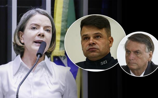 Gleisi Hoffmann, Silvinei Vasques e Jair Bolsonaro