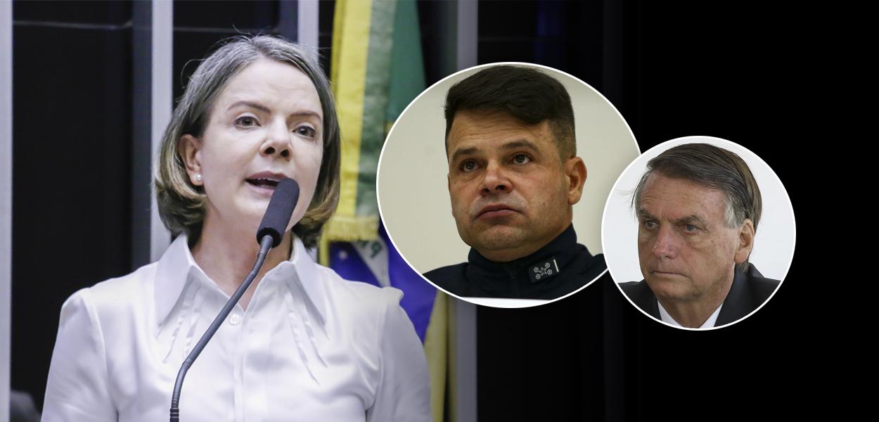 Gleisi Hoffmann, Silvinei Vasques e Jair Bolsonaro (Foto: Marina Ramos/Câmara dos Deputados | Marcelo Camargo/Agência Brasil | Clauber Cleber Caetano/PR) Gleisi Hoffmann, Silvinei Vasques e Jair Bolsonaro