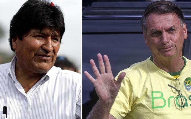 Evo Morales e Jair Bolsonaro