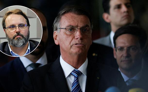 Daniel Cara e Jair Bolsonaro