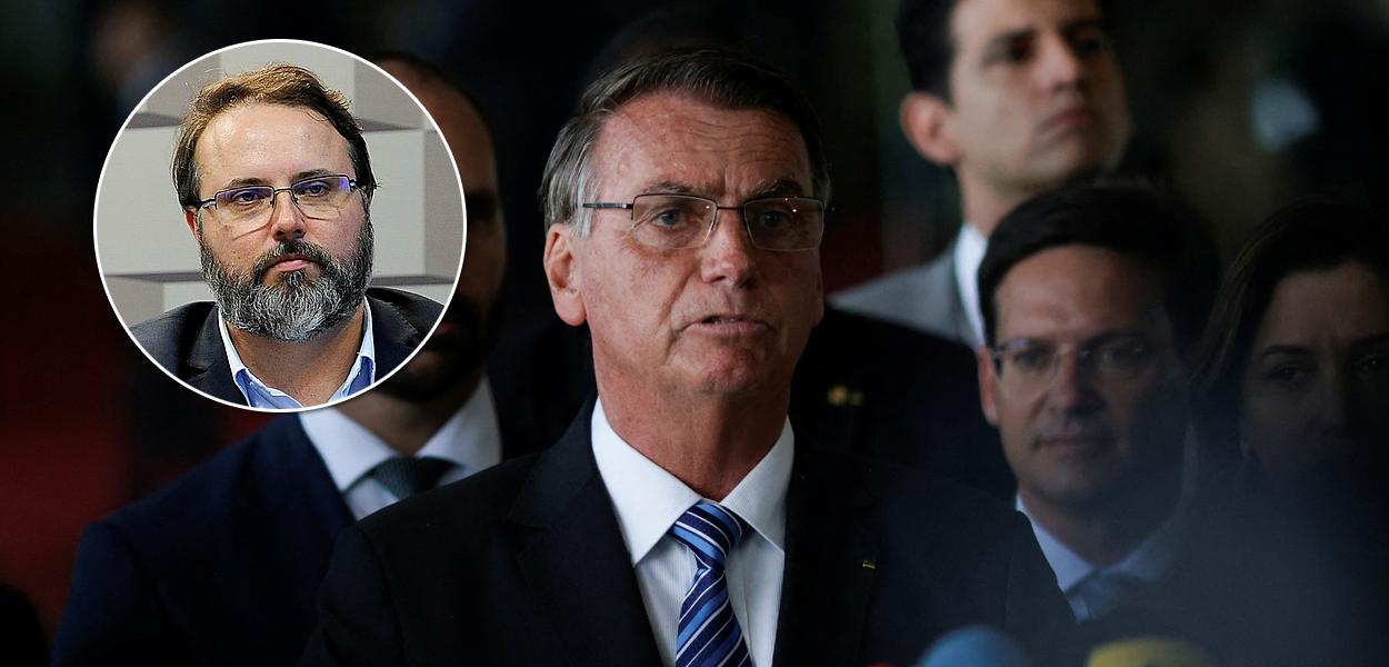 Daniel Cara e Jair Bolsonaro