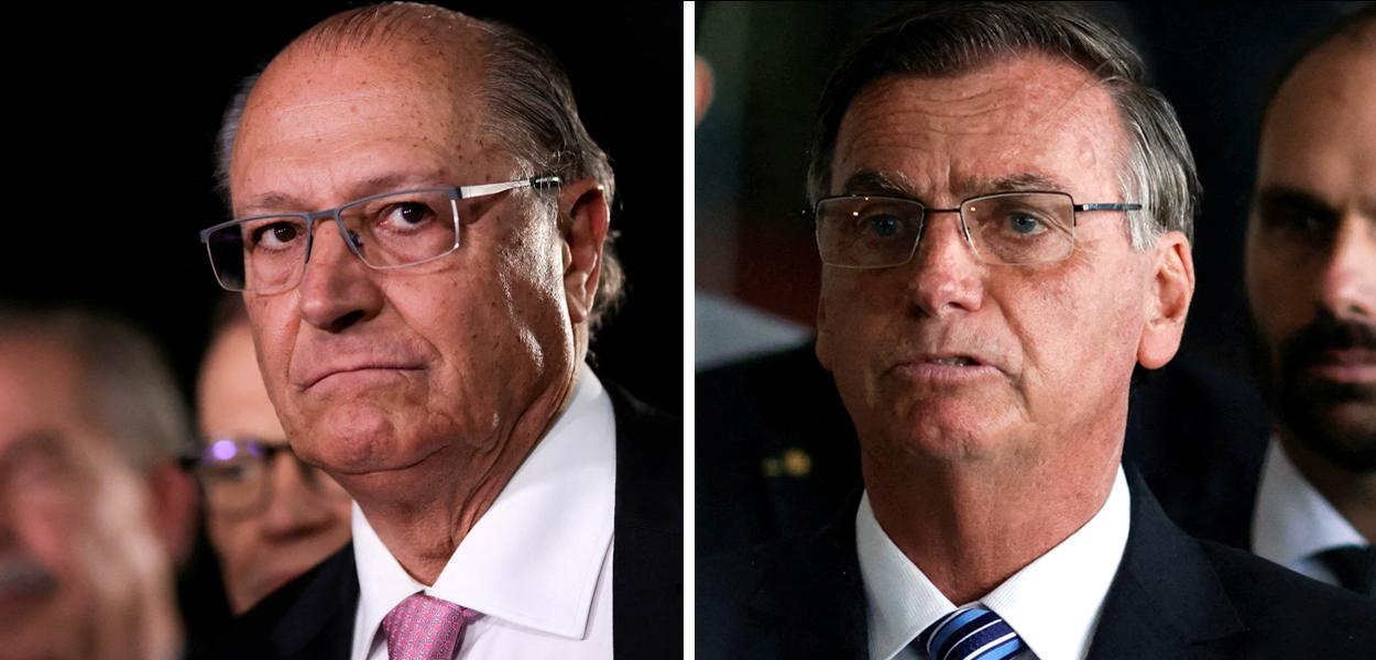 Geraldo Alckmin e Jair Bolsonaro