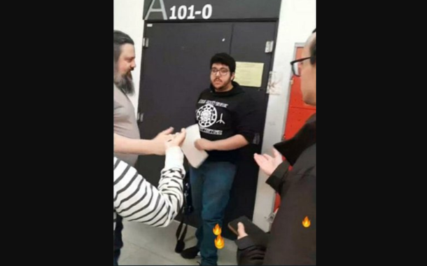 Aluno foi conduzido à delegacia para prestar esclarecimentos